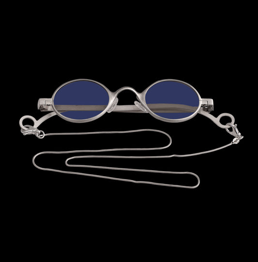 SEMI OVAL EYEWEAR - STERLING SILVER