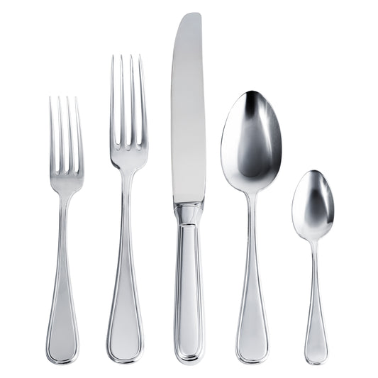 ANGLIA – 5 PIECES AMERICAN PLACE SETTING – SILVER PLATED