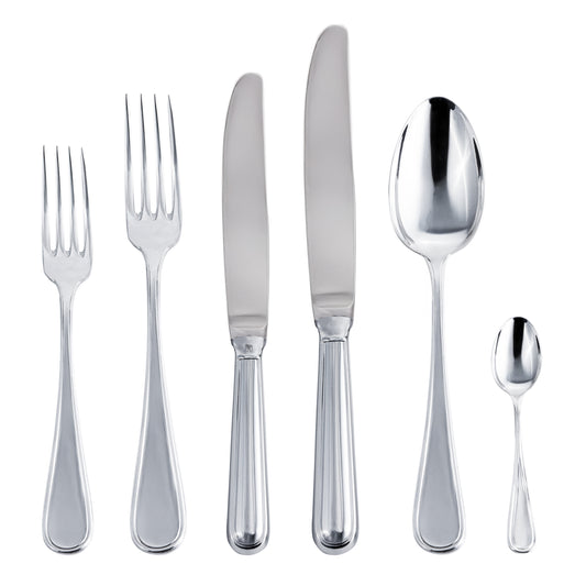 ANGLIA- 6 PIECES ITALIAN PLACE SETTING - SILVER PLATED
