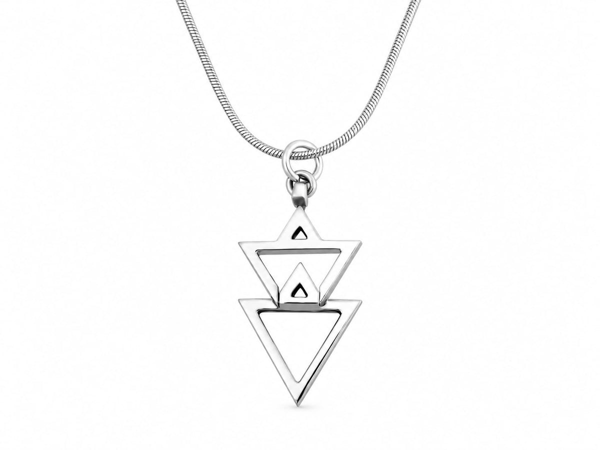 STAR & TRIANGLE PENDANT