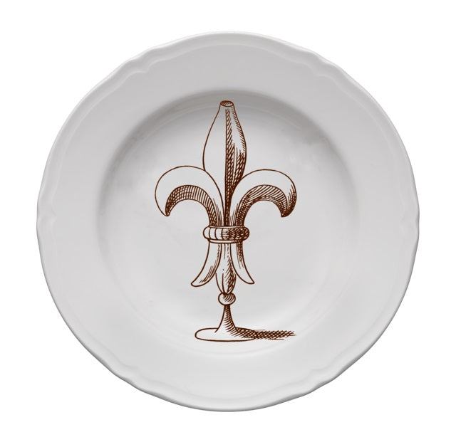 SET OF 6 DIFFERENT SOUP PLATES