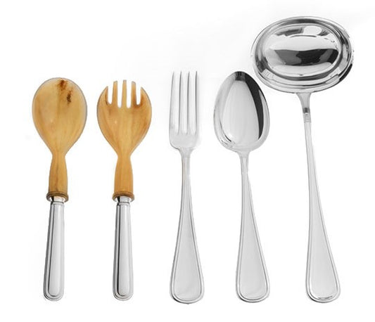 ANGLIA – SERVING SET 5 PIECES – SILVER PLATED