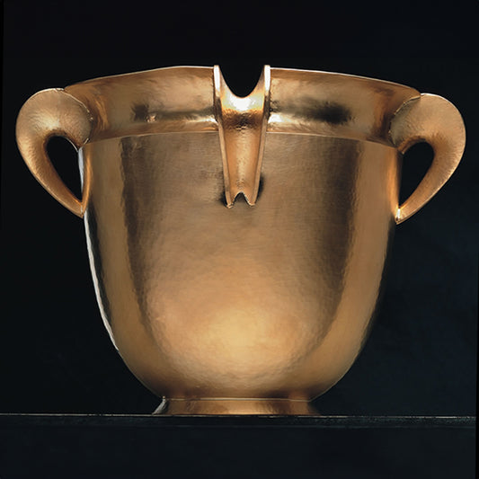 TROIA GOLD WINE COOLER - GILDED STERLING SILVER