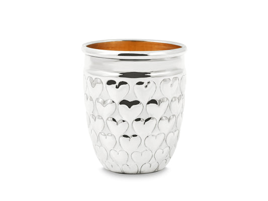 HEART CUP - STERLING SILVER