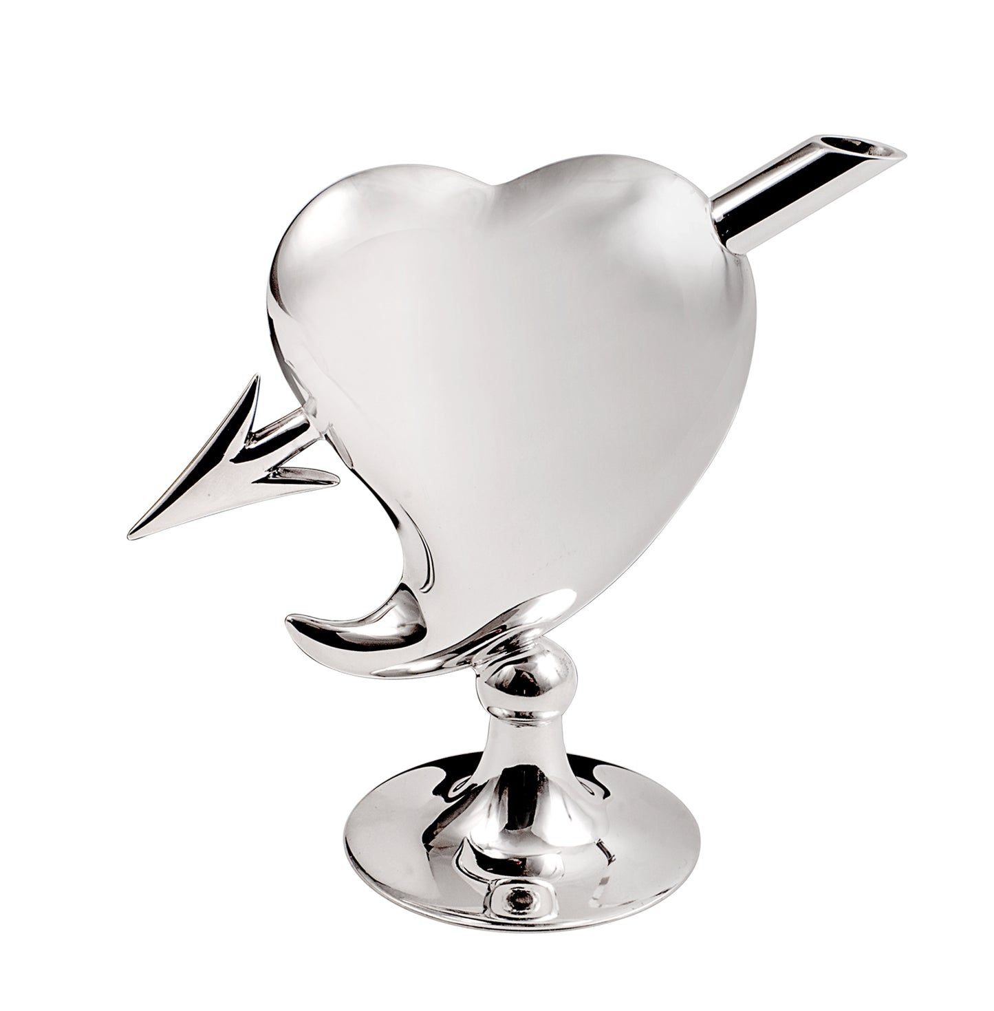 BICHIEROGRAFIA HEART VASE - STERLING SILVER