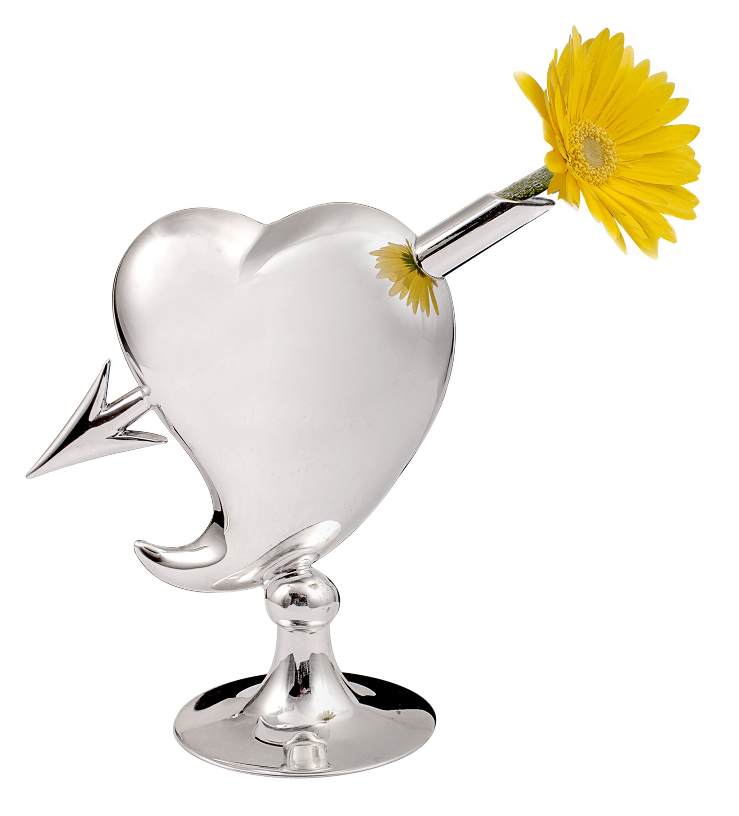 BICHIEROGRAFIA HEART VASE - STERLING SILVER