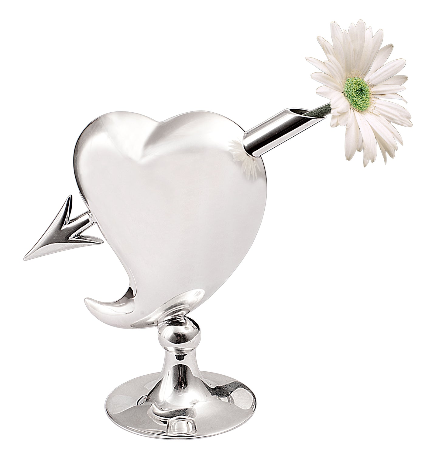 BICHIEROGRAFIA HEART VASE - STERLING SILVER