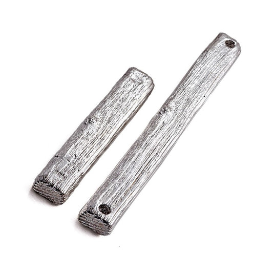 MEZUZAH "WOOD" – STERLING SILVER