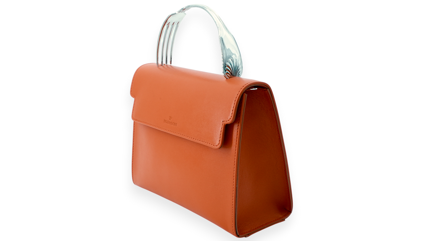 ORANGE - FORK HANDBAG