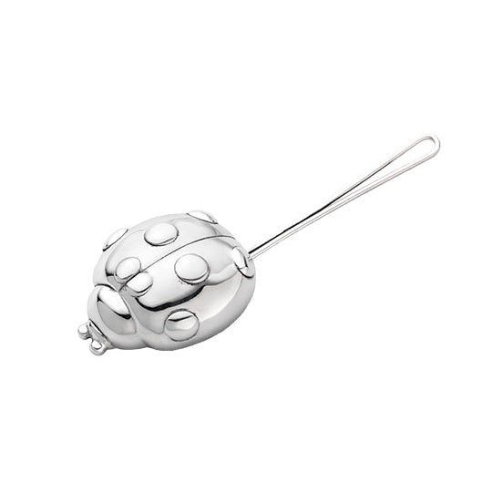 Lady Bug Rattle “LADYBUG” RATTLE – STERLING SILVER – Pampaloni 1902