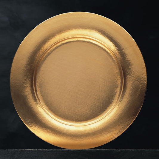 TROIA GOLD CHARGER PRESENTATION PLATE