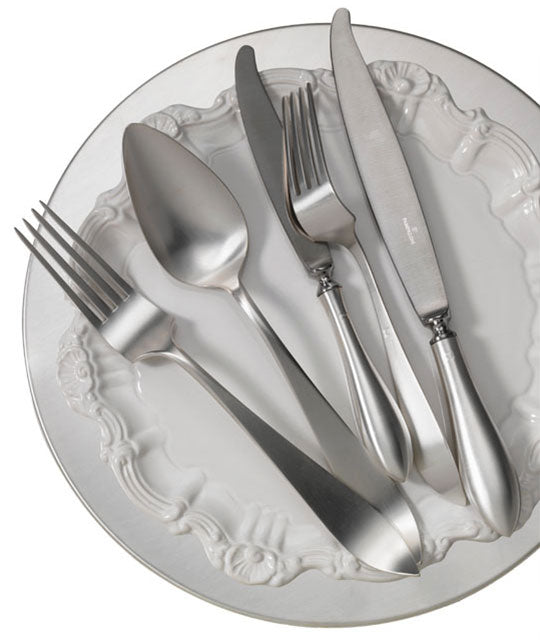 DUE SICILIE – 5 PIECES AMERICAN PLACE SETTING – SILVER PLATED