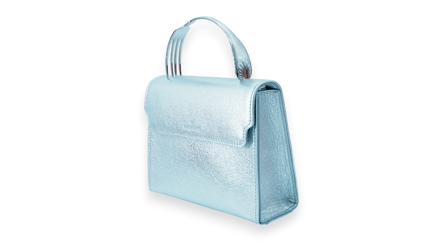 SILVER - FORK HANDBAG - SMALL