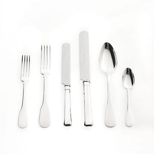 OLYMPIA – 6 PIECES ITALIAN PLACE SETTING – SILVER PLATED