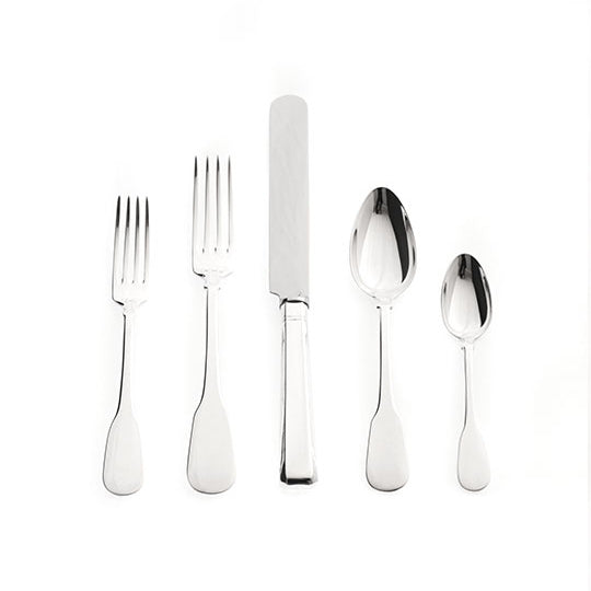 OLYMPIA – 5 PIECES AMERICAN PLACE SETTING – SILVER PLATED