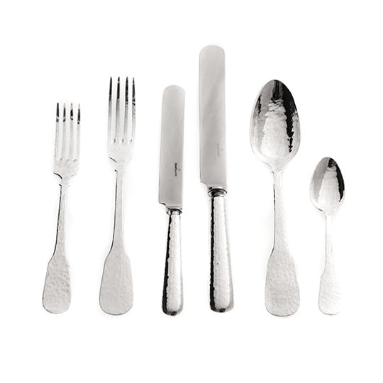 TROIA – 6 PIECES ITALIAN PLACE SETTING – SILVER PLATED